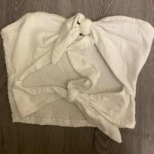 Aritzia Tie front tube top